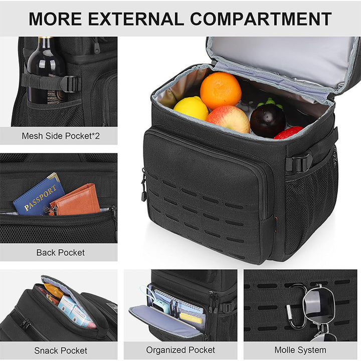 Multifunktionaler Taktischer Rucksack mit Wasserflaschenhalter Karnz