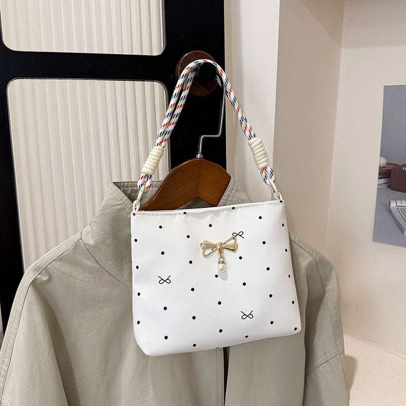 Chic Bow-Akzent Handtasche