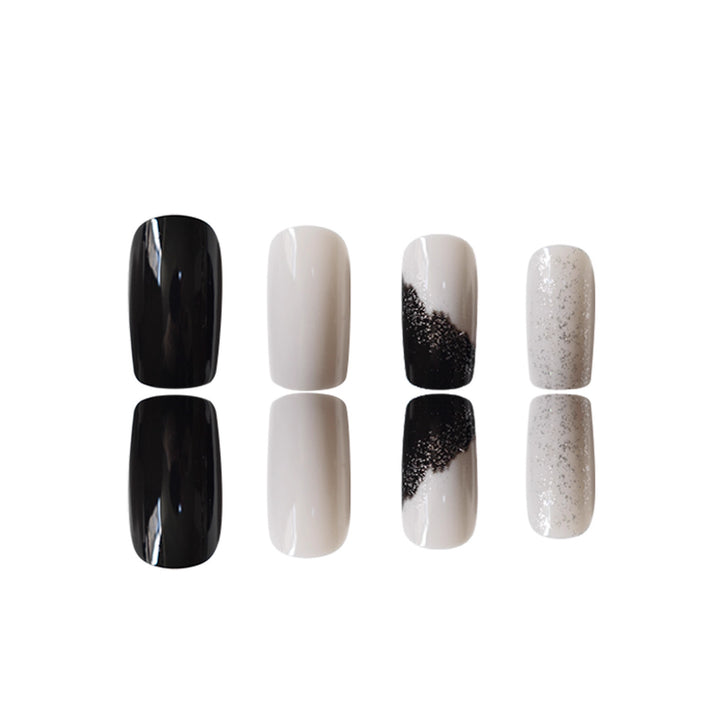 Glamouröse Ombre Press-On Nagelset Karnz