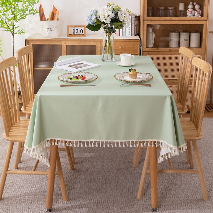 Elegante Quastenbesatz Tischdecke
