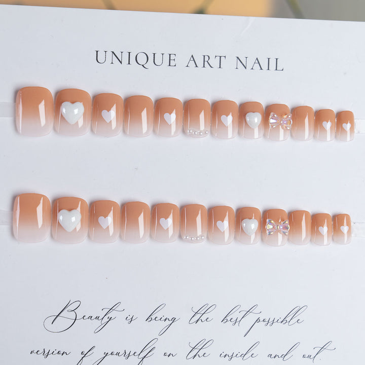 Dekorative Gel Press-On Nagelkunst