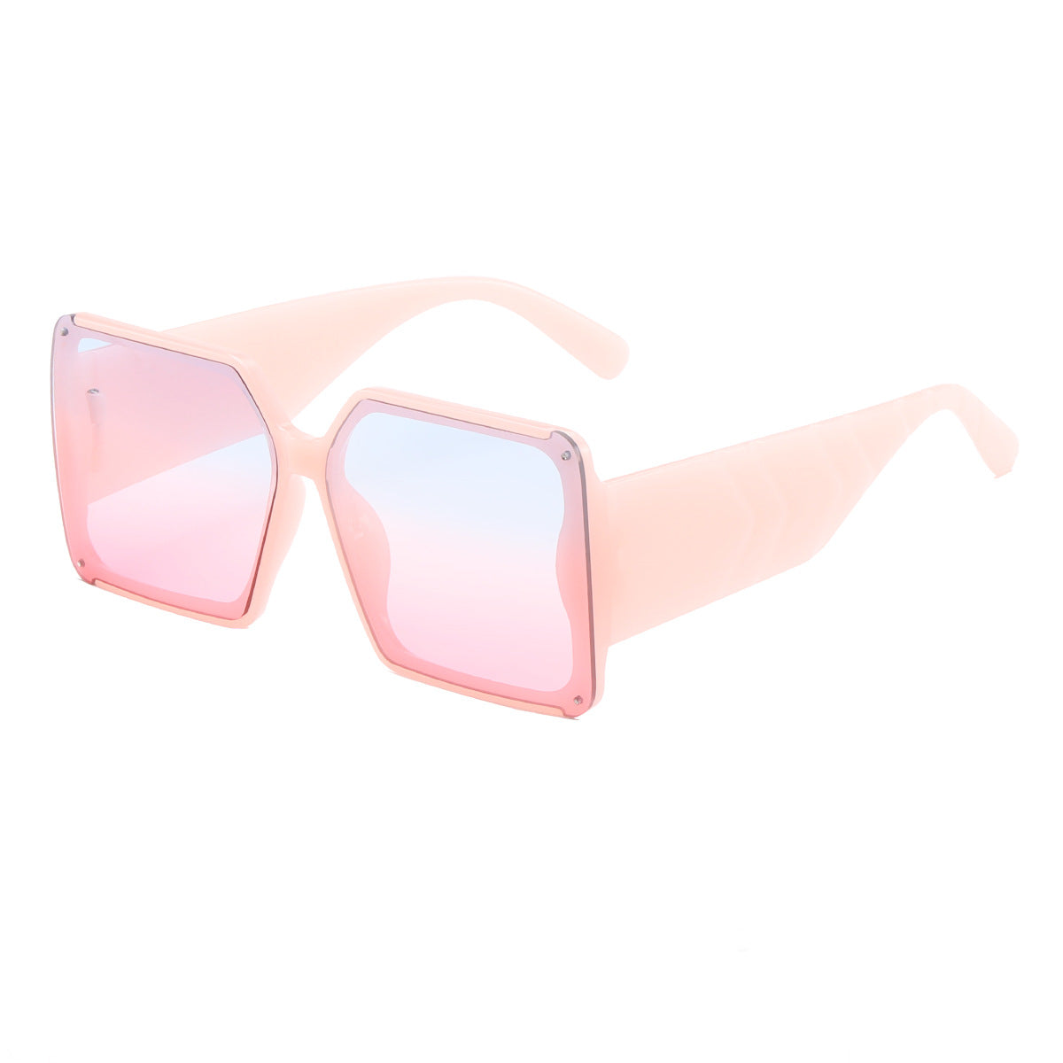 Damen oversized Sonnenbrille im trendigen Leopardenmuster Karnz