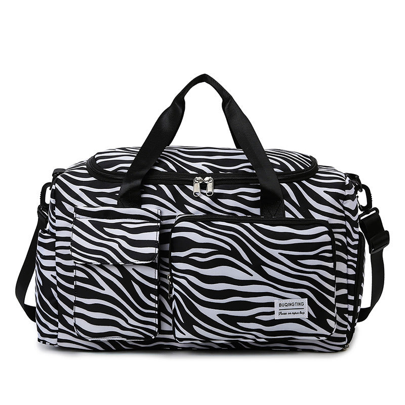 Stylische Zebra-Print Reise-Duffel-Tasche Karnz