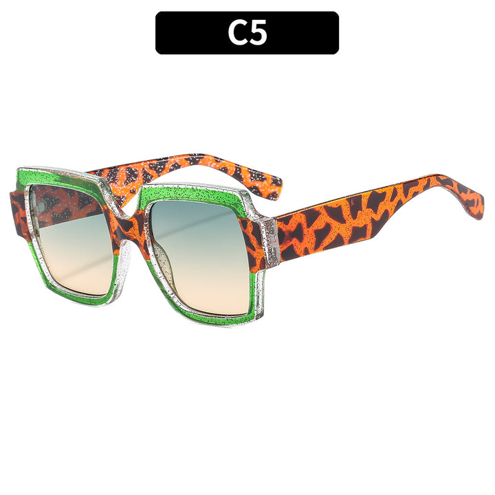 Futuristische künstlerische geometrische Sonnenbrille