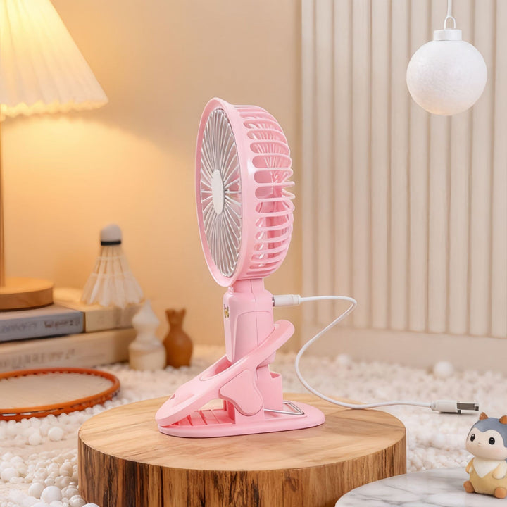 Damen Tragbarer Tischventilator mit flexiblem Neigungswinkel und kraftvollem Luftstrom Karnz