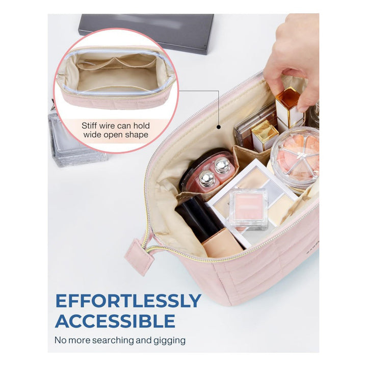 Quilted Kosmetik-Organizer Tasche Karnz
