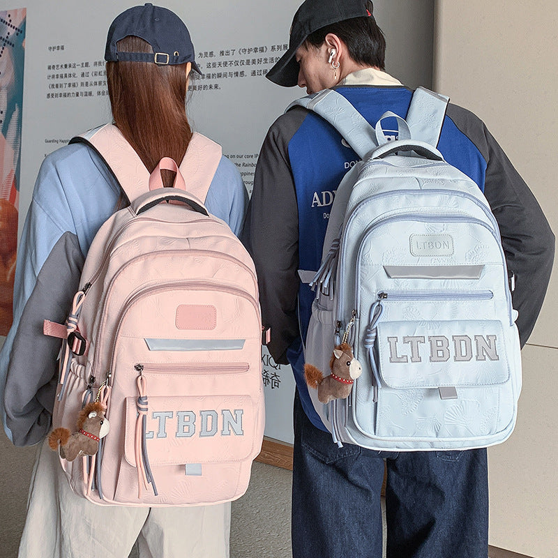 Moderne Texturierte Freizeit Rucksack Karnz