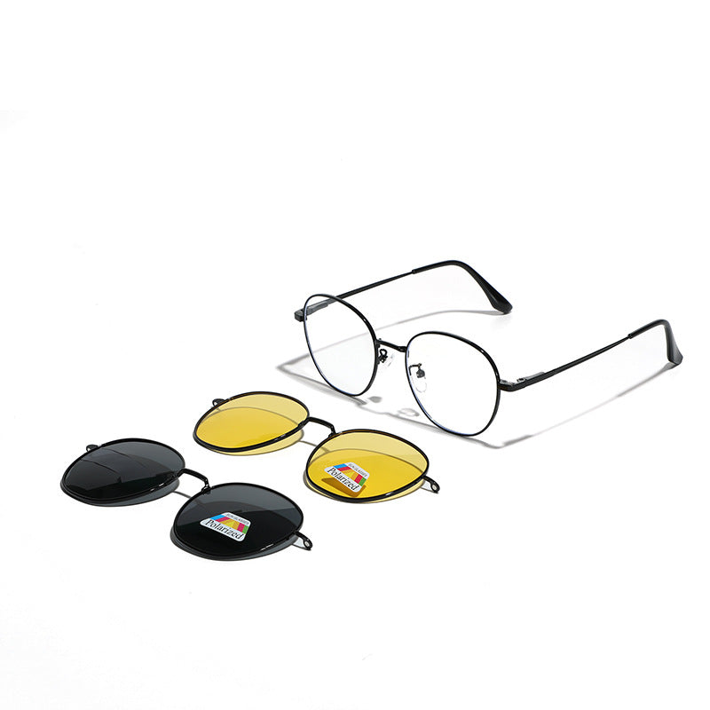 Damen modische Brille mit wechselbaren Gläsern Karnz