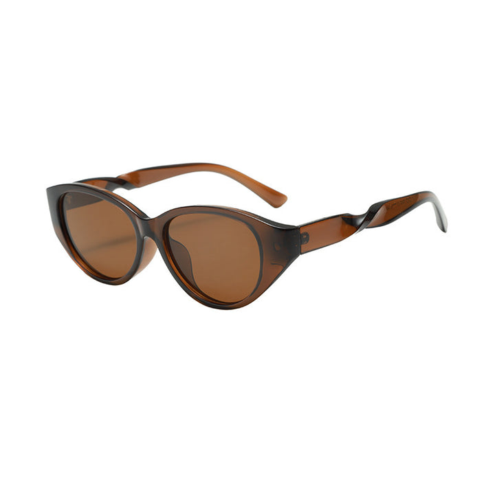 Damen Vintage-inspirierte Sonnenbrille mit strukturiertem Rahmen Karnz