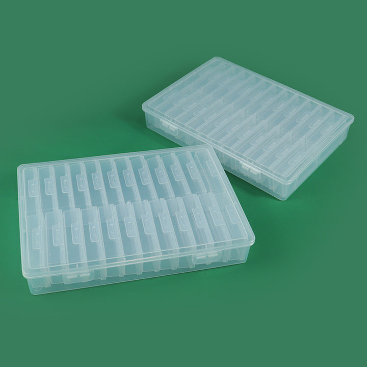 Multi-Division Transparente Bastelaufbewahrungsbox Karnz