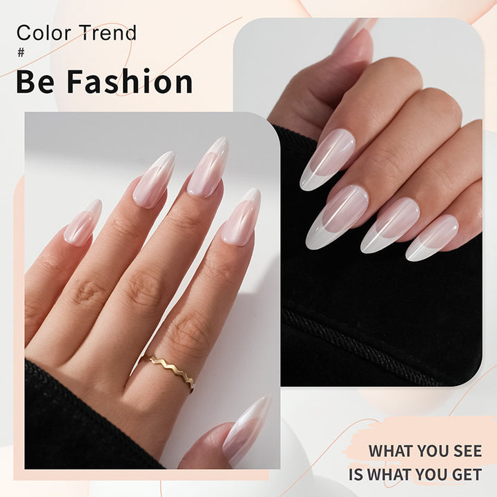 Künstliche Nagelspitzen mit Elegantem French-Tip Karnz