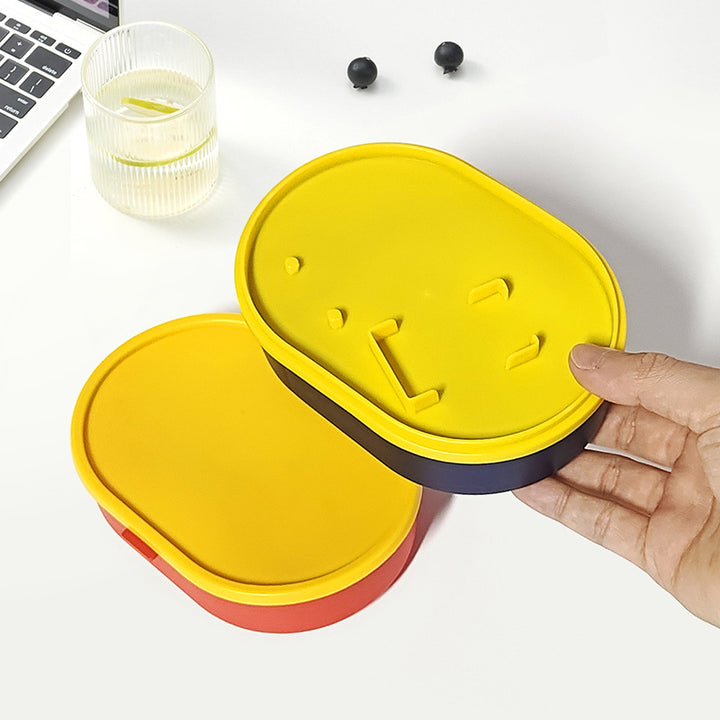 Spaß-Themen Doppel-Schicht Lunchbox