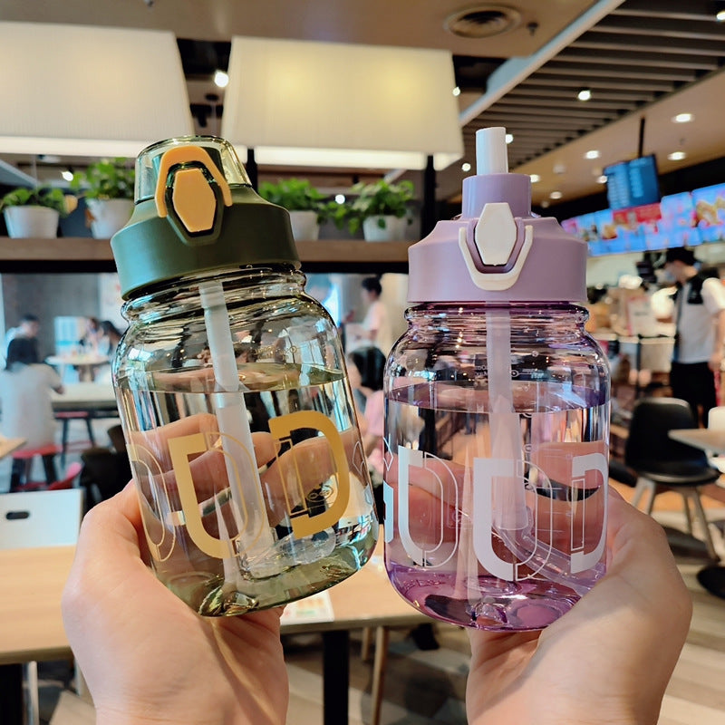 Damen Ergonomische Trinkflasche mit auslaufsicherem Deckel Karnz