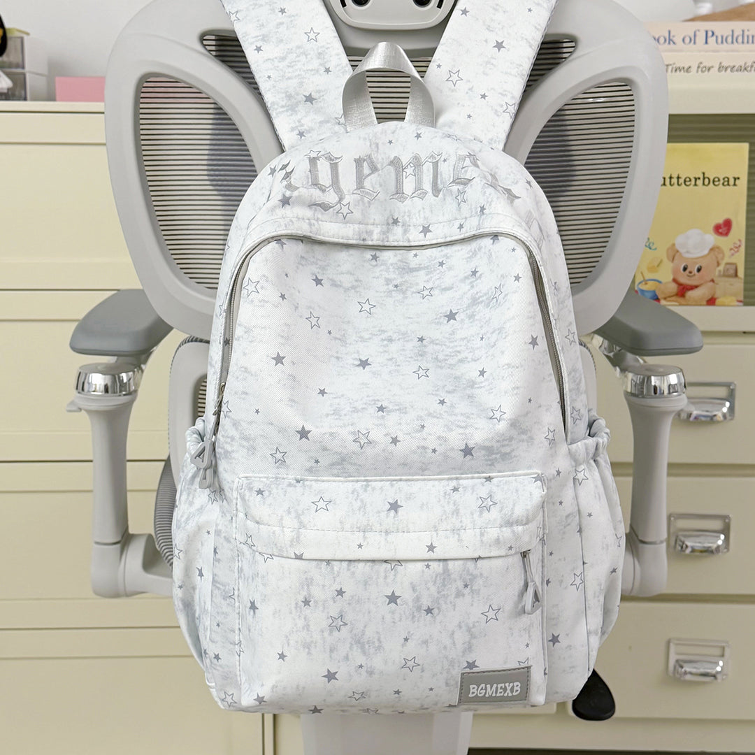 Stylischer Sternenprint-Rucksack Karnz