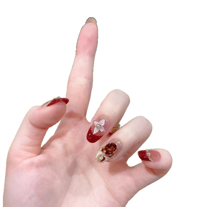 Künstlerische, urlaubsbezogene Nagelkunstverlängerungen