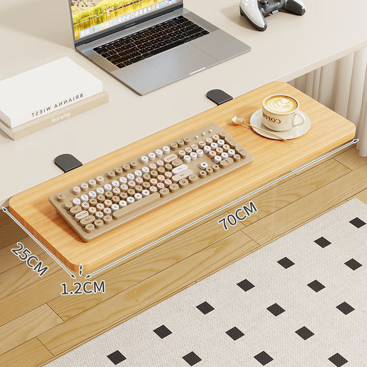 Clip-On Bambus Klappbecher und Snack-Seiten Tisch mit verstellbarem Drehklemme