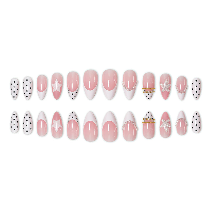 Stylische dekorative Stiletto-Nagelverlängerungen Karnz