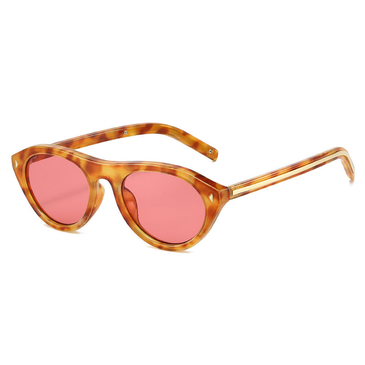 Retro-inspirierte geometrische Sonnenbrille Karnz