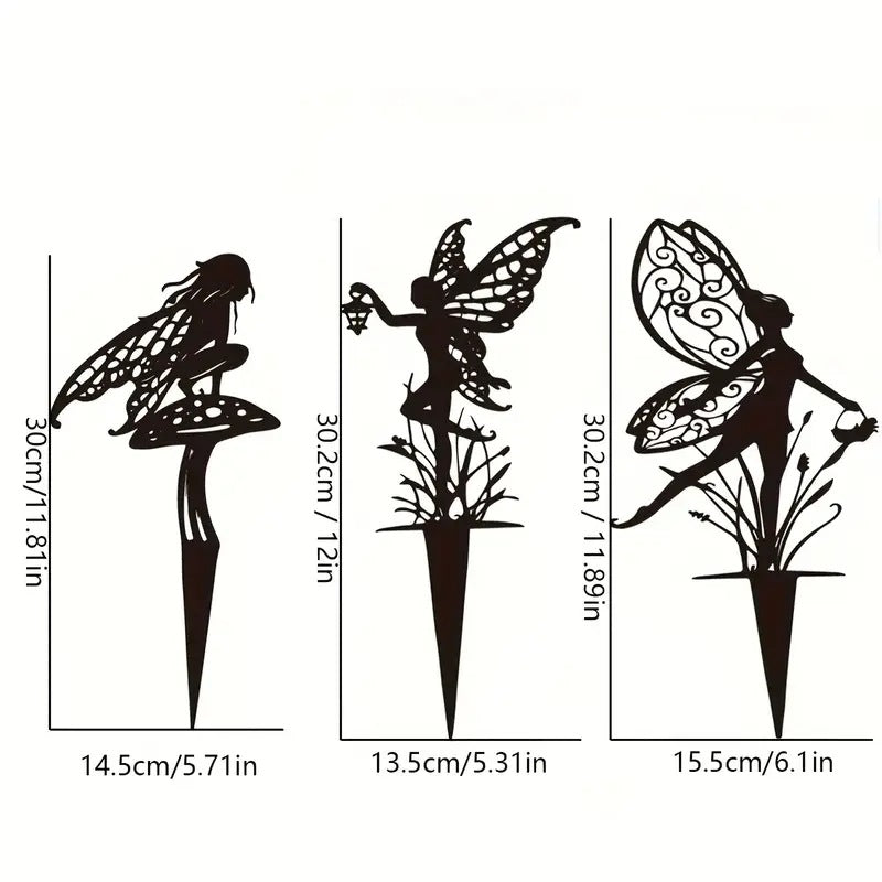 Gartenstecker mit Feenmotiv Karnz