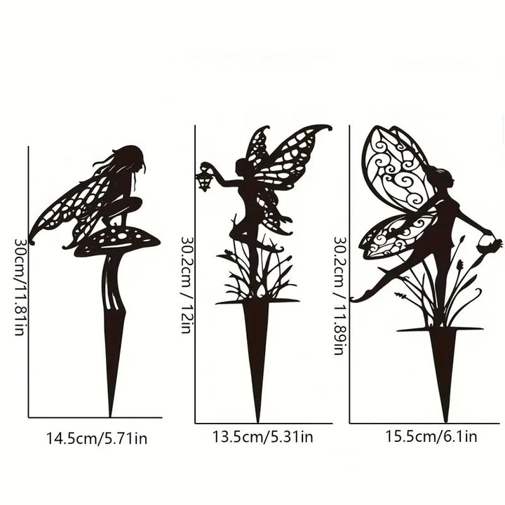 Gartenstecker mit Feenmotiv Karnz