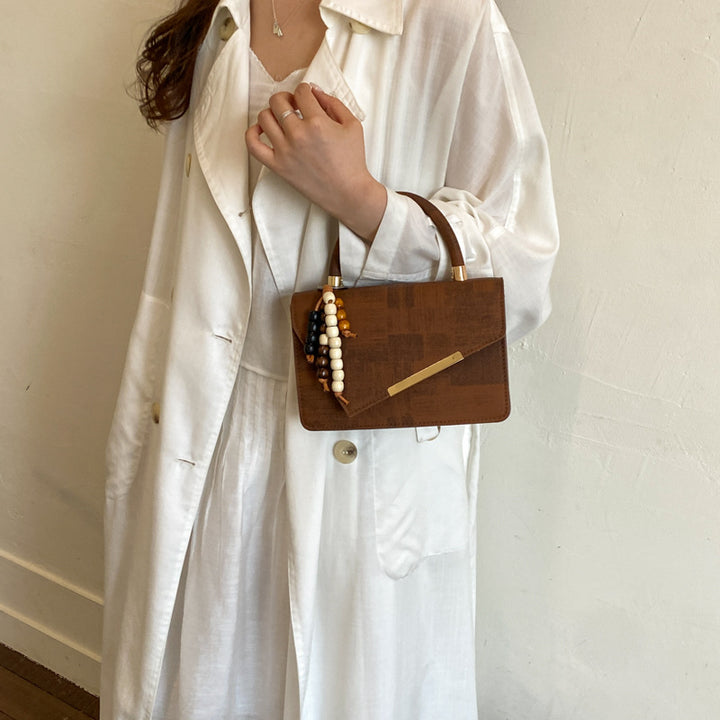 Elegante strukturierte Mini-Handtasche