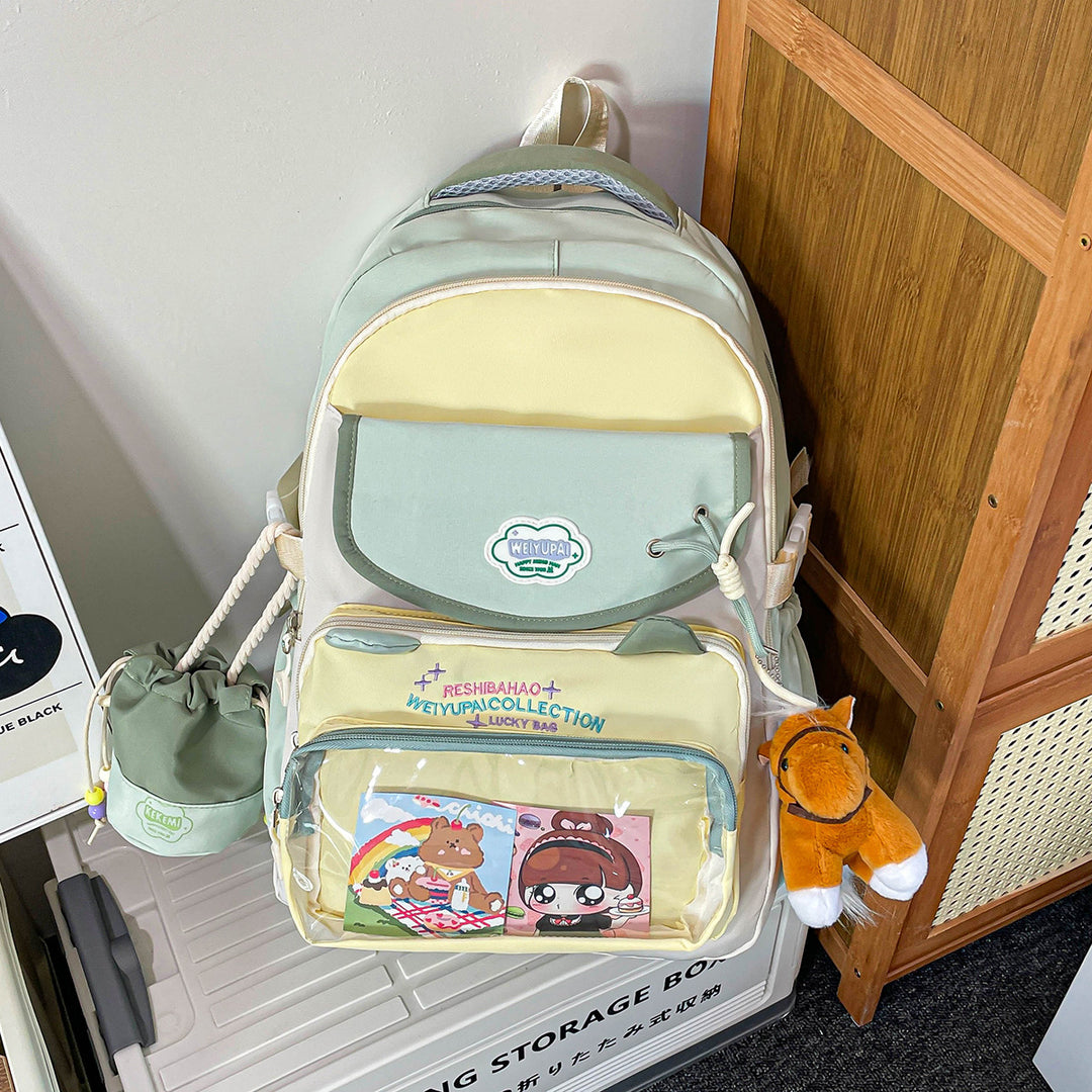 Cartoon-Themen Multi-Taschen Rucksack