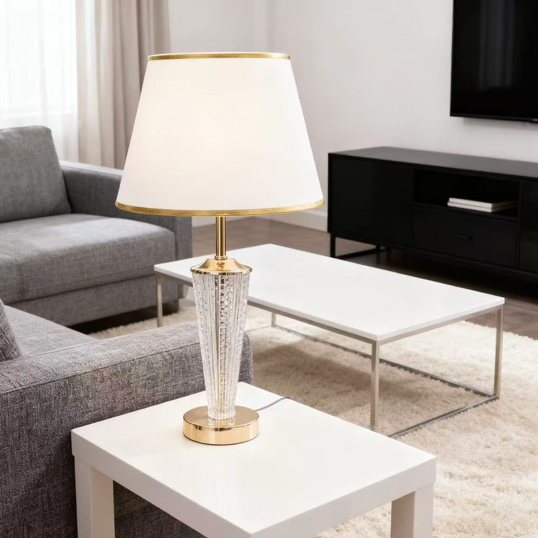 Elegante Kristall Akzent Tischlampe