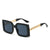 Damen elegante Sonnenbrille mit luxuriösen Kettendetails Karnz