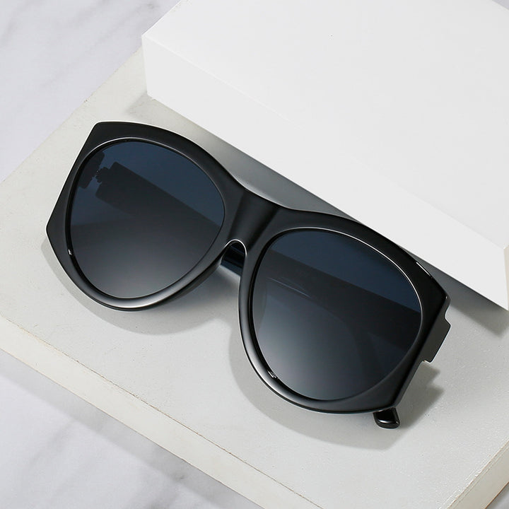 Oversized Vintage-inspirierte Mode-Sonnenbrille Karnz