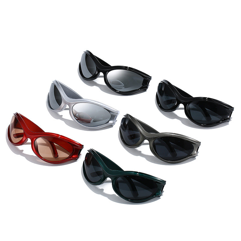 Damen modische Sportsonnenbrille Karnz