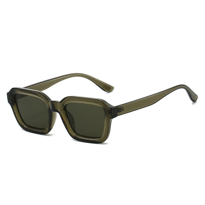 Trendige geometrische Rahmen-Sonnenbrille Karnz