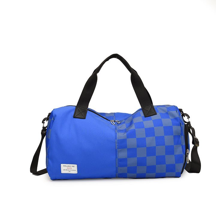 Karierter Muster langlebige Reise-Duffel