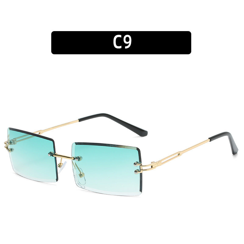 Elegante geometrische Schild-Sonnenbrille