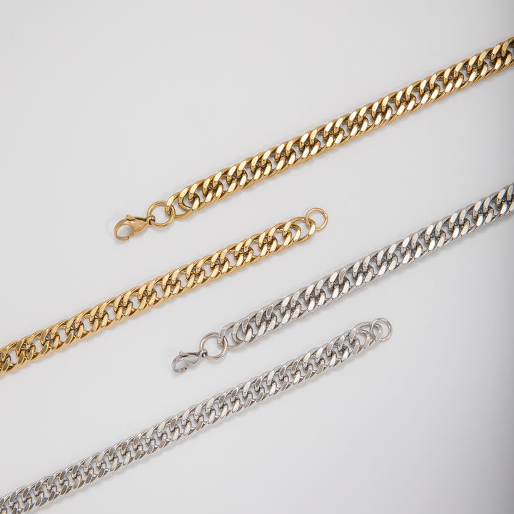 Schwergewicht Curb Link Kettenarmband Karnz