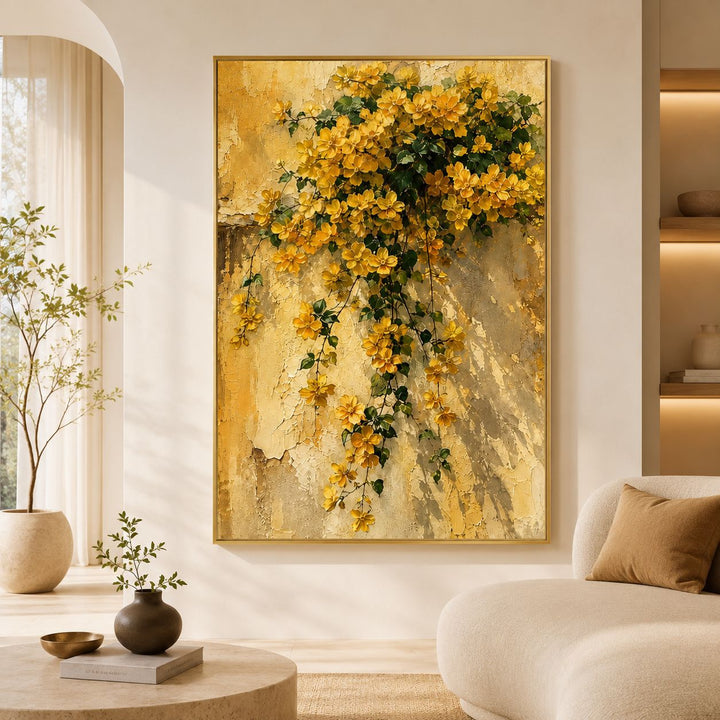 Dekorative florale Leinwandkunst