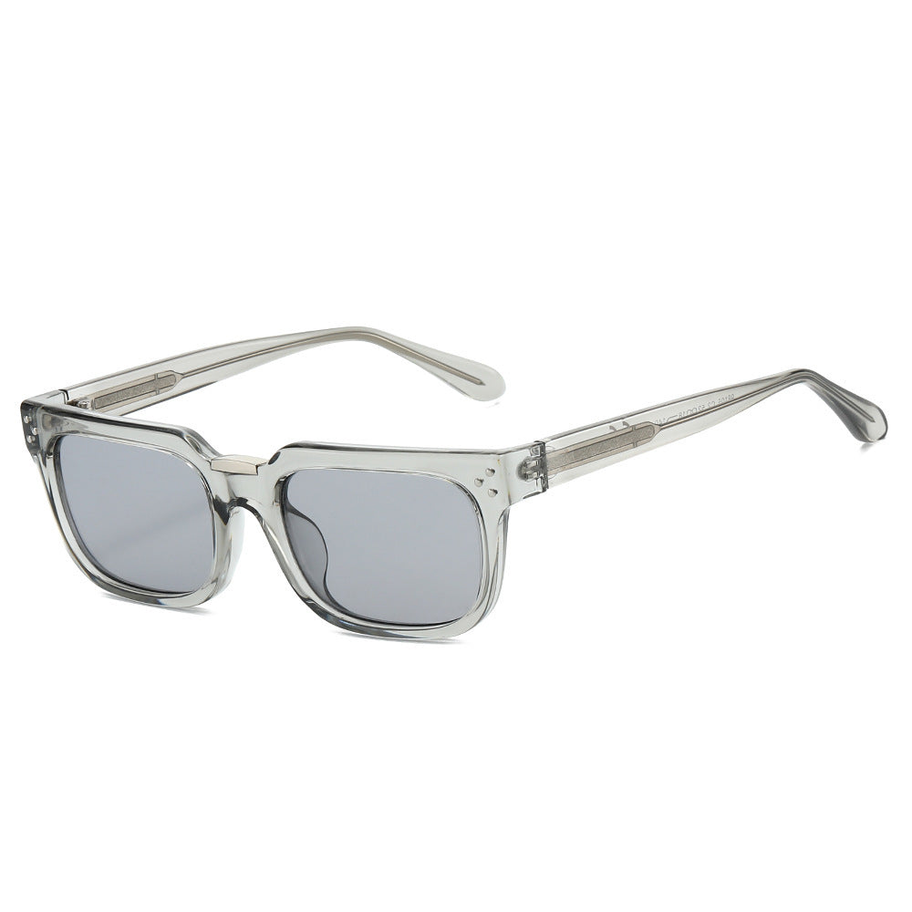 Damen oversized quadratische Sonnenbrille mit luxuriösen Akzenten Karnz