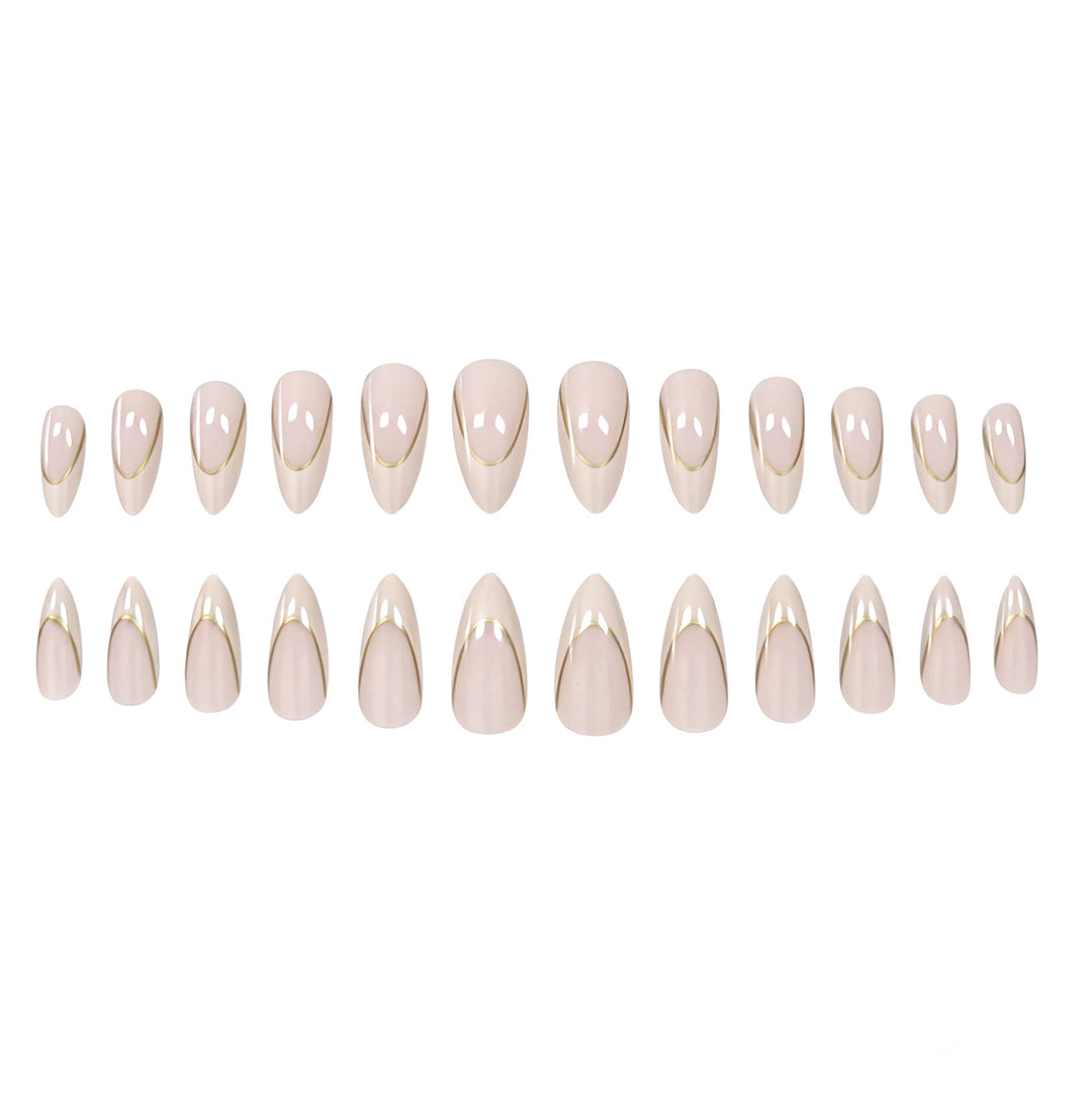 Elegante französische Spitzen Nagelverstärkungen Karnz 1789915352