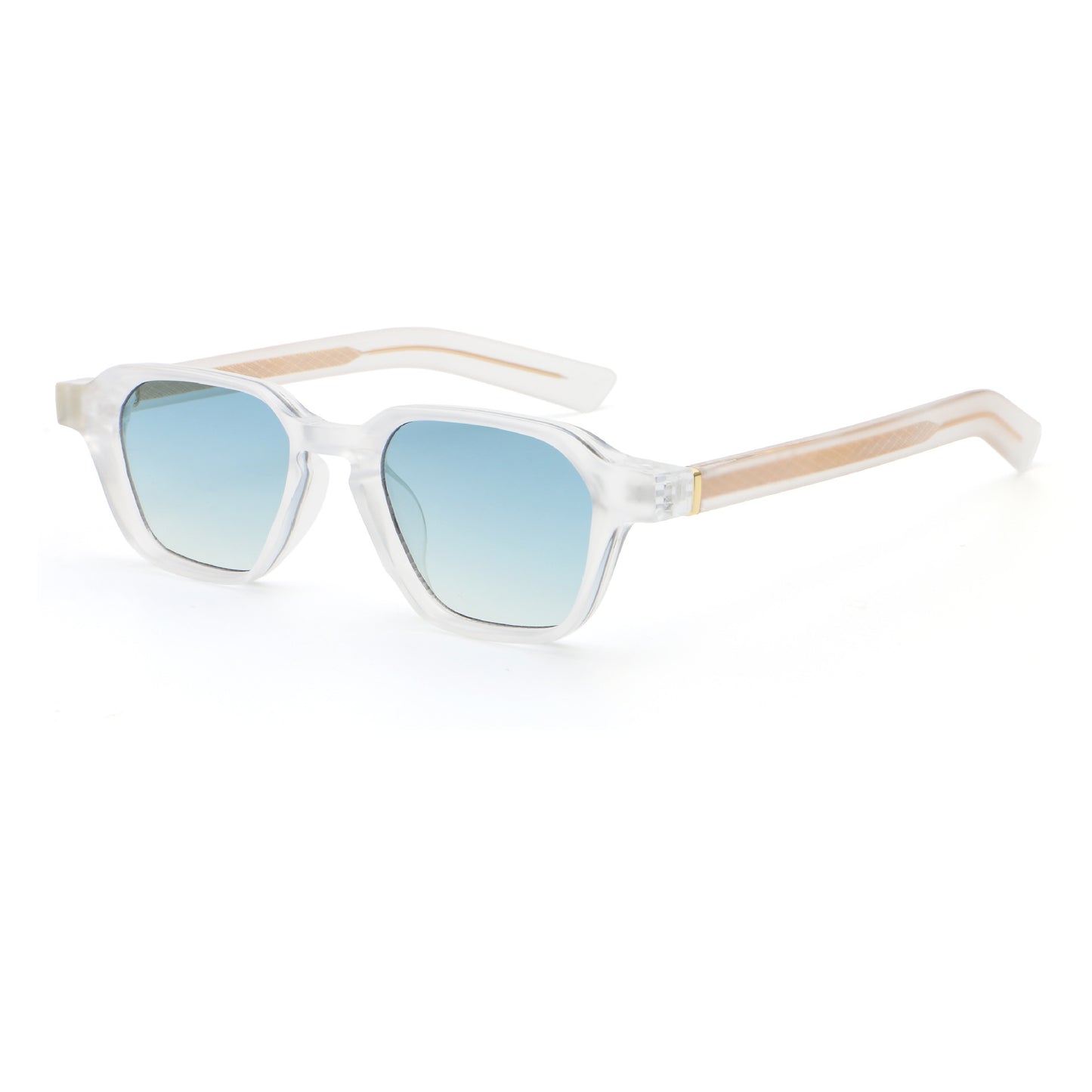 Damen Sonnenbrille im besonderen Design mit eckigen Gläsern Karnz