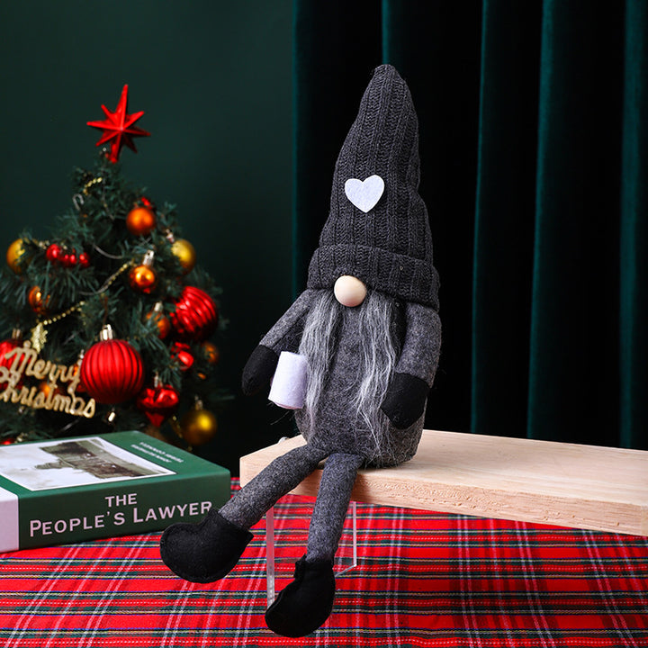 Dekorative Weihnachtsgnom Figur Karnz