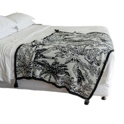 Dekorative Gewebte Wurfdecke