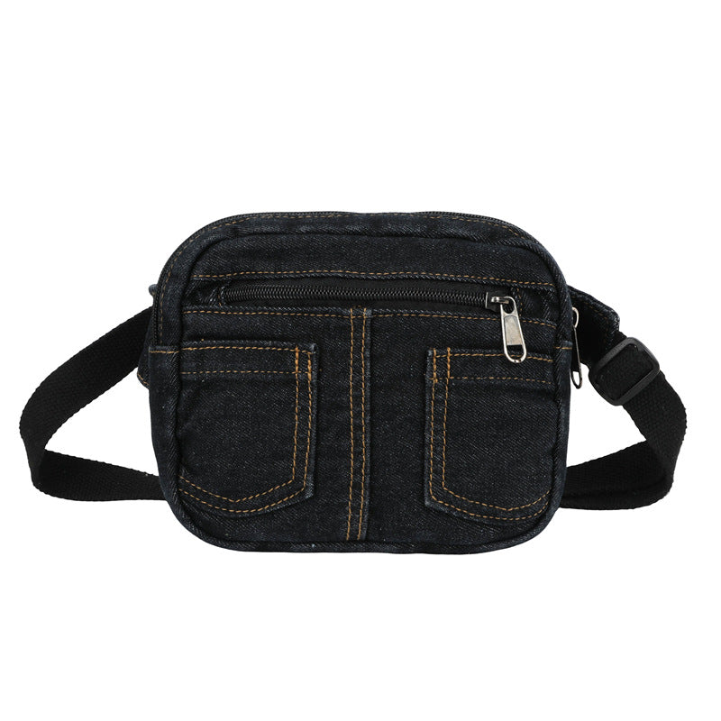 Komfortable Denim Umhängetasche Karnz