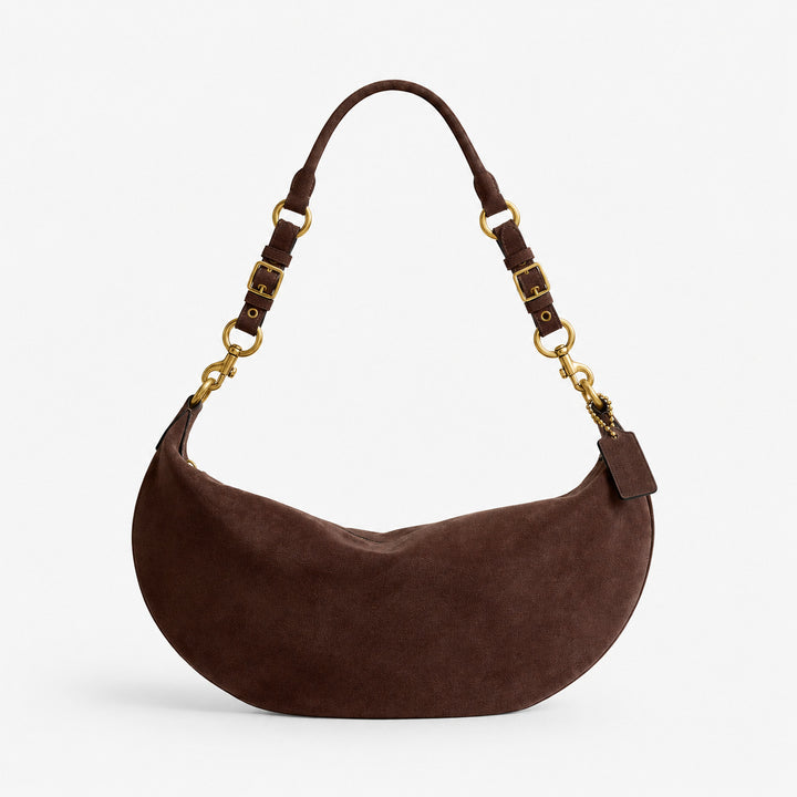 Weiche Wildleder Kurvige Handtasche