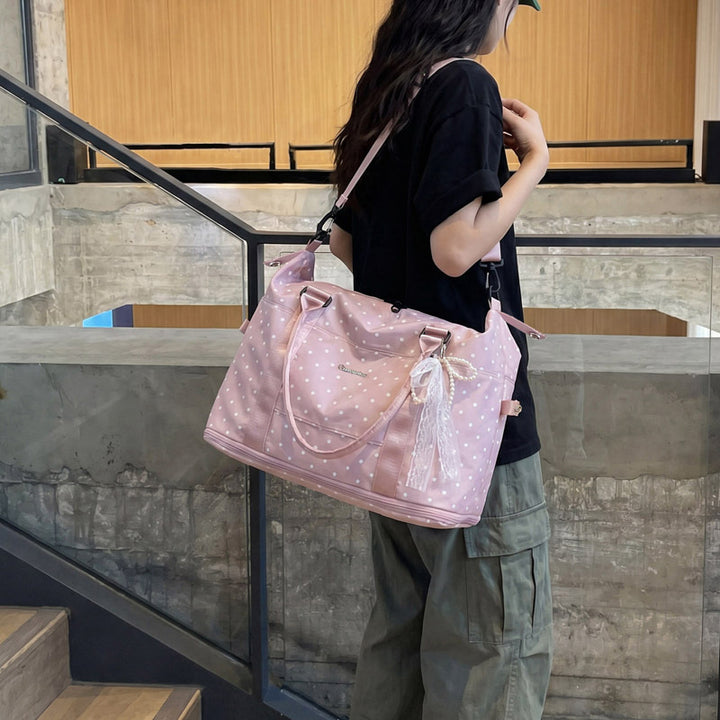 Stilvolle Pünktchen Reisetasche