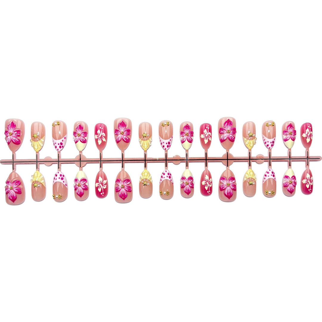 Blumen Design Press-On Nagel Set