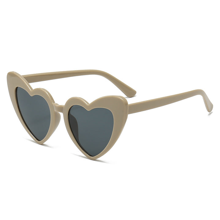 Herzförmige Sonnenbrille