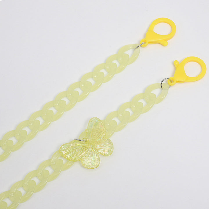 Dekorativer Schmetterlings-Brillen-Halsband Karnz