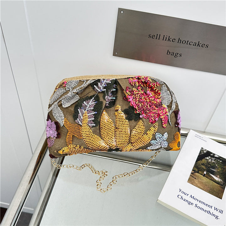 Florale Bead Abendtasche