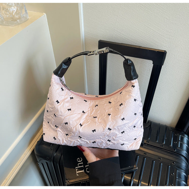 Gestepptes florales Schulterhandtasche Karnz