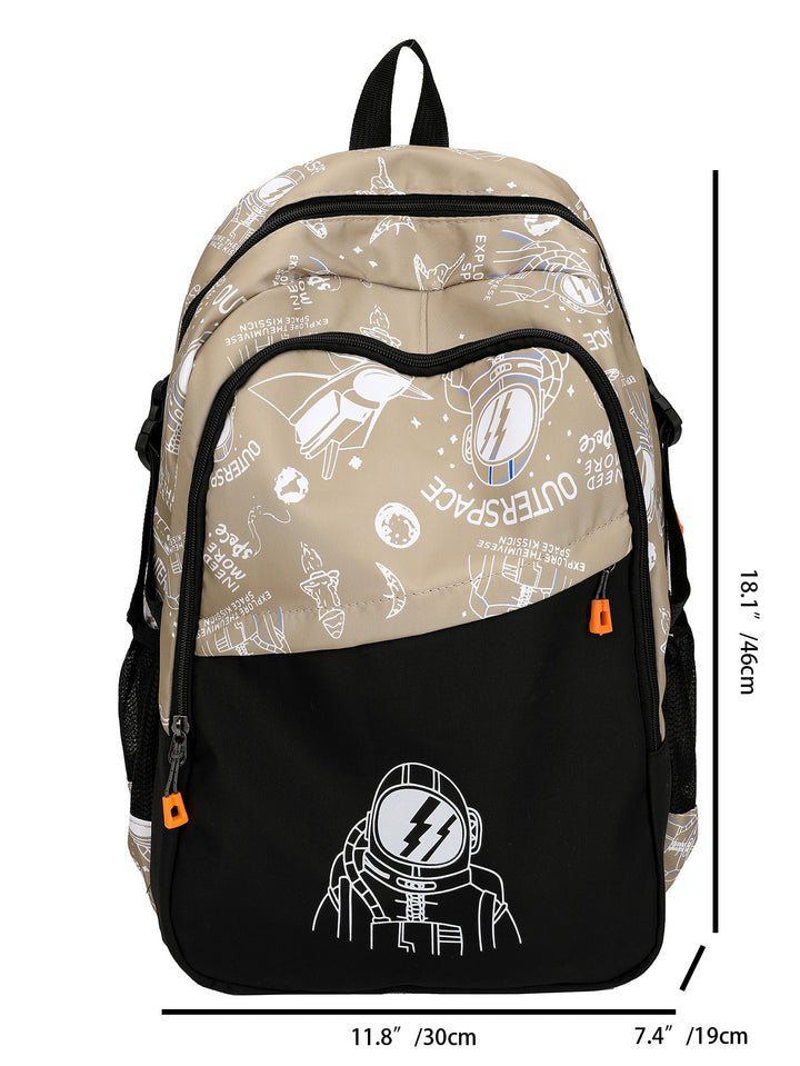 Astronauten-Themen Grafik Rucksack