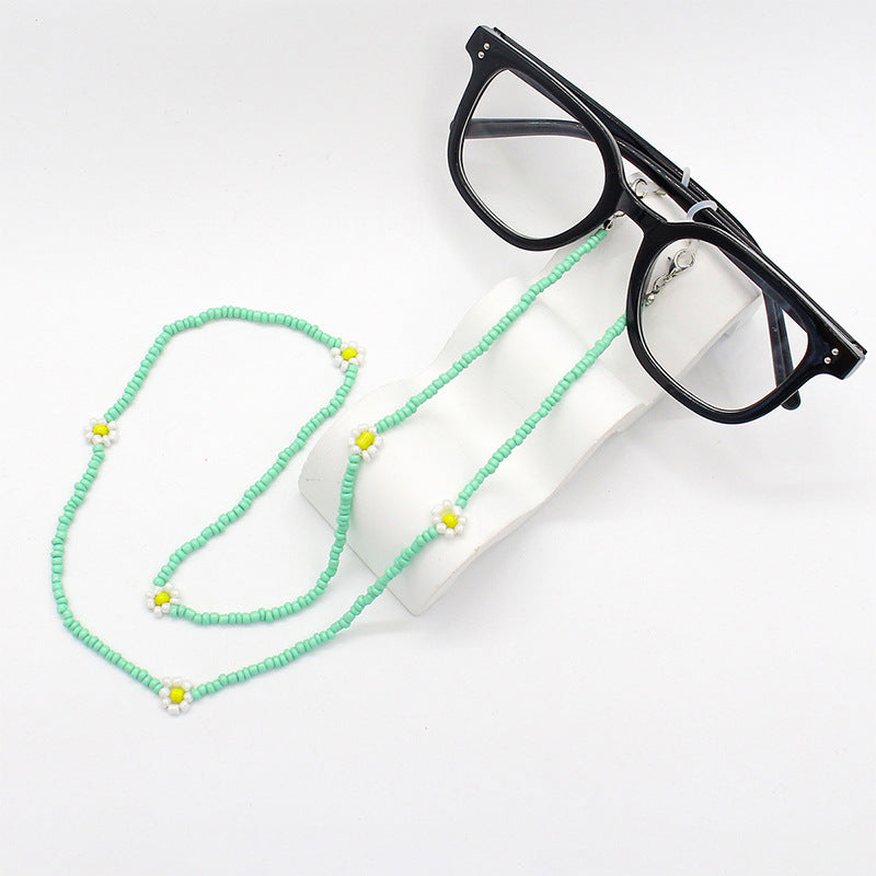 Floral Beaded Eyewear Chain Karnz